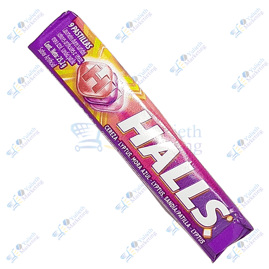 Adams Caramelos Halls Fruit Mix Pack x 9u 25.2 g
