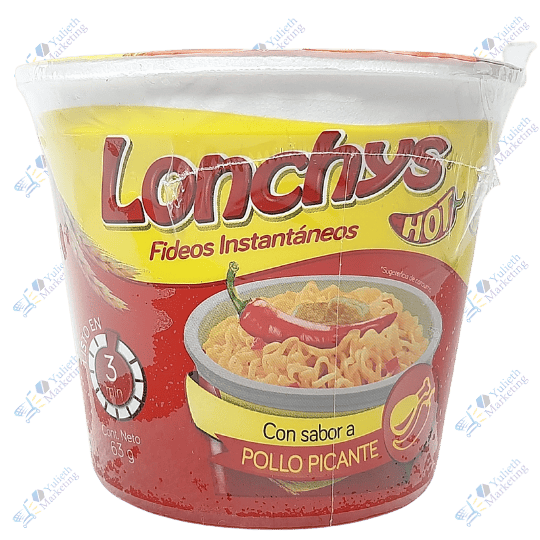 Lonchys Fideos Instantáneo Pollo Picante 63 g