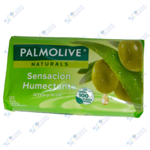 Palmolive Jabón de Tocador Humectante Oliva y Aloe 120 g