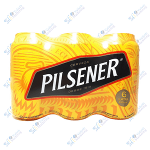 Pilsener Cerveza en Lata Pack x 6u 355 ml