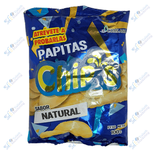 Comlasa Chips Papas Fritas Natural 100g