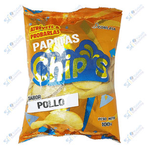 Comlasa Chips Papas Fritas Pollo 100g