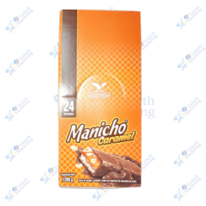La Universal Manicho Chocolate Relleno Caramelo 1200g Display 24u 50g