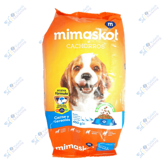 Mimaskot Comida para Perros Cachorros con Leche 450 g
