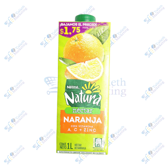 Nestlé Natura Jugo en Néctar de Naranja 1L