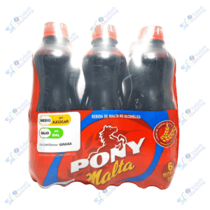 Pony Malta Bebida de Malta Sin Alcohol Packx6u 330 ml
