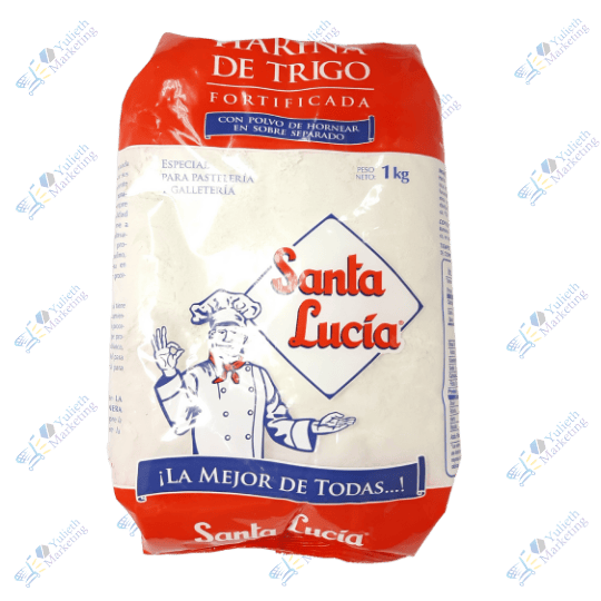 Santa Lucía Harina de Trigo con Polvo de Hornear 1 kg