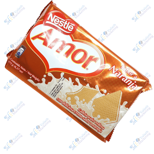 Nestlé Amor Wafer Galleta de Naranja 175 gr