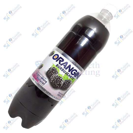 Orangine Bebida Gaseosa Burbujeante Jugo de Mora 1500 ml