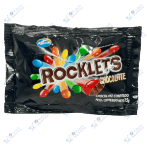 Rocklets Chocolate en Grageas Confitado 15g