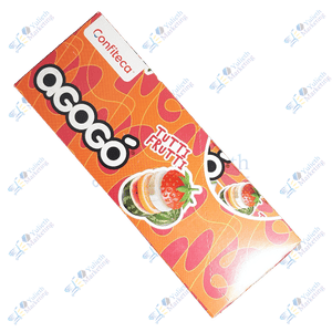 Confiteca Agogo Chicle Saborizado Tutti Frutti Kitx15u Packx10u 330 g