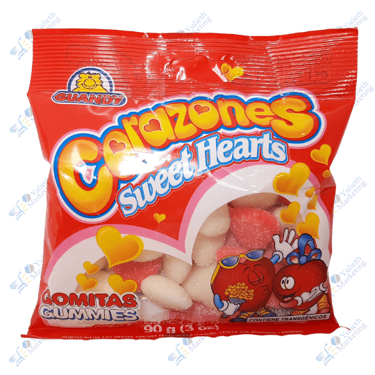 Guandy Corazones Sweet Hearts Gomitas Saborizadas 90 g