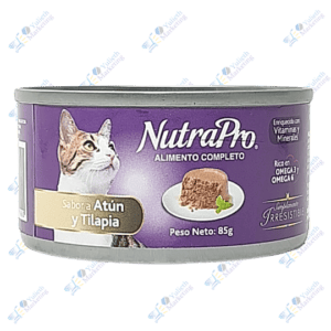 Nutrapro Comida para Gato Enlatada Atún y Tilapia 85 g