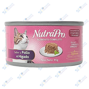 Nutrapro Comida para Gato Enlatada Pollo e Hígado 85 g