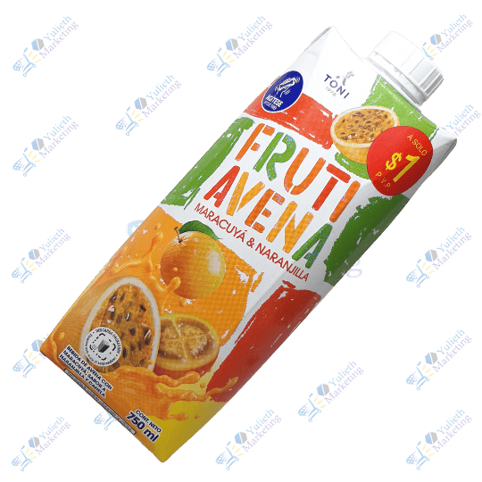 Toni Fruti Bebida de Avena con Pulpa de Maracuyá y Naranjilla 750 ml
