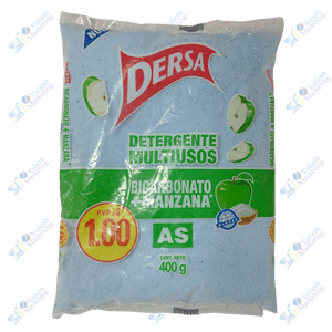 Dersa Detergente en Polvo Multiusos Bicarbonato Manzana 400 g