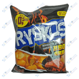 Inalecsa Ryskos Snacks Bocaditos de Maiz BBQ GRILL 47 g