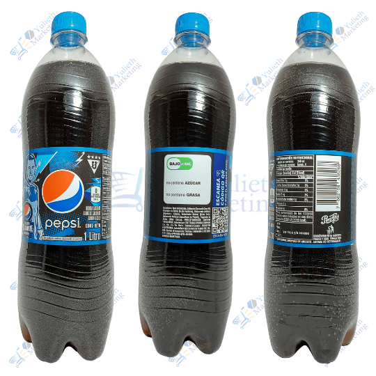 Pepsi Gaseosa Sin Calorías 1 L