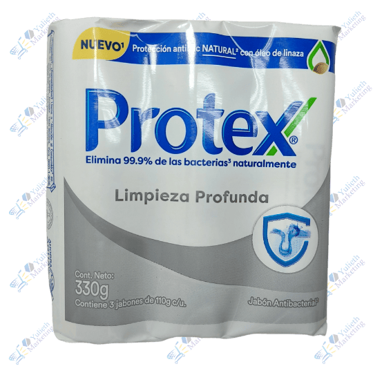 Protex Jabón de Tocador Limpieza Profunda 110 g Packx3u 330 g
