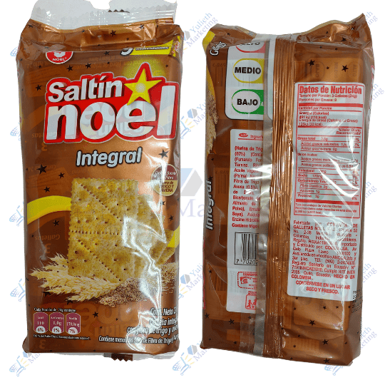 Noel Saltín Galletas Integrales 24 g Kitx9u 216 g