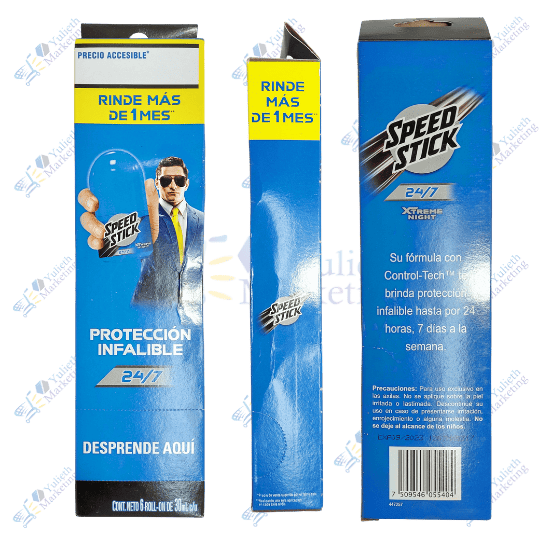 Speed Stick Desodorante Antitranspirante Roll on Cool Night x u 30 ml kitx6u