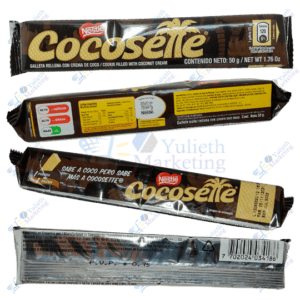 Nestlé Cocosette Galletas Dulces Rellenas Wafer con Crema de Coco 50 g Packx2u