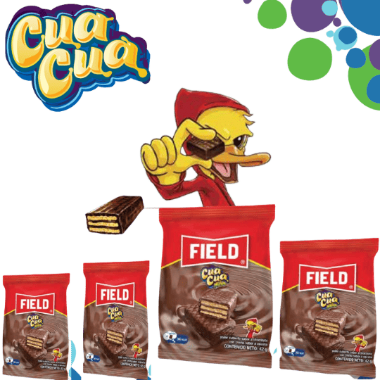 Field Cua Cua Minis Wafer Galletas de Chocolate con Vainilla 42 g