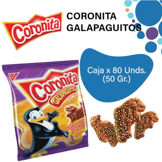 Nabisco Coronita Galletas de Chocolate Galapaguitos Caja EC 80x50g